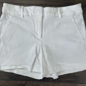 Loft Riviera White Shorts Size 4